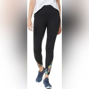 185- Soulgani Active NWT Heart It All Leggings Black, Size Medium Petite